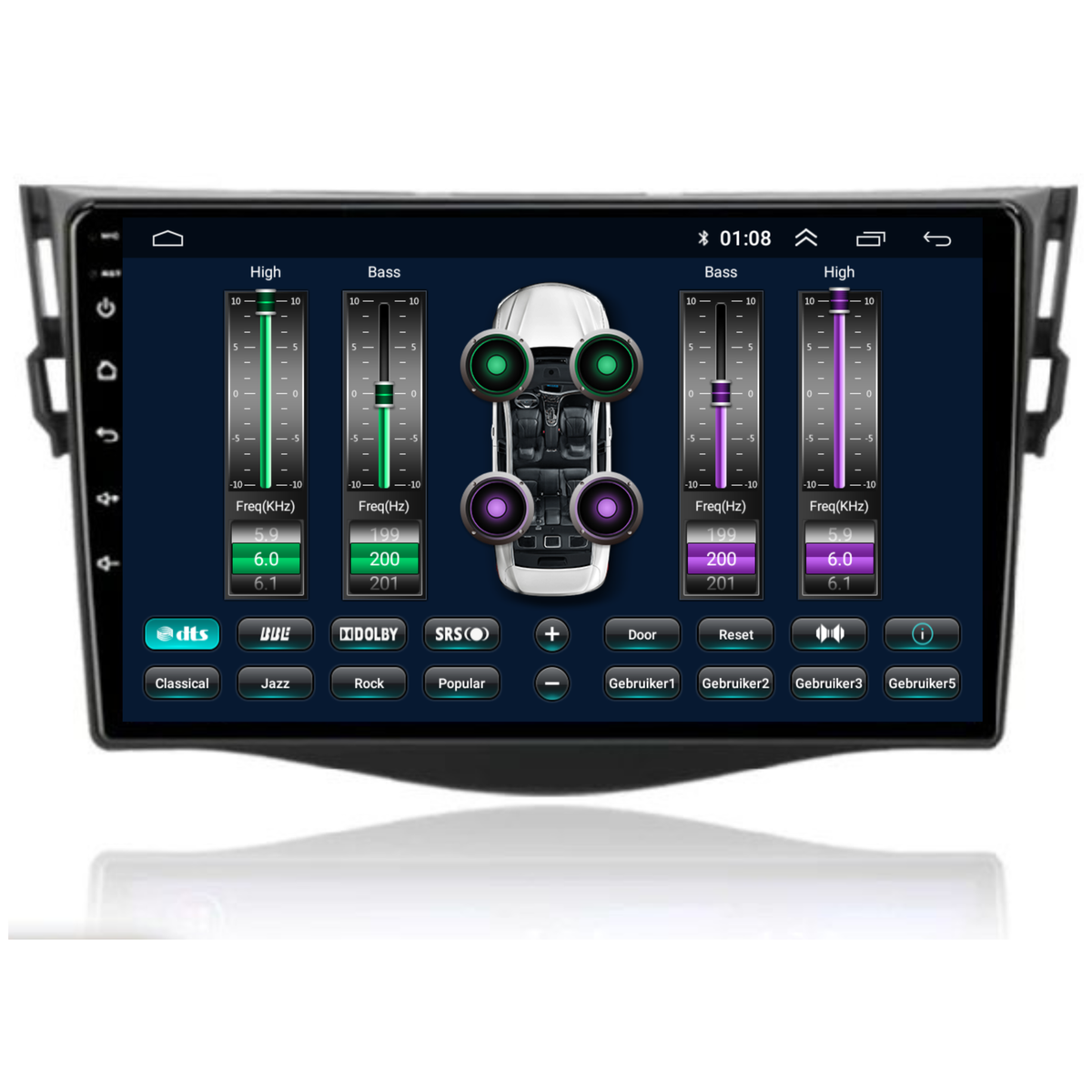 Toyota RAV4 | Android 13  | Autoradio | 2006 t/m 2013 | Carplay & Android Auto-9