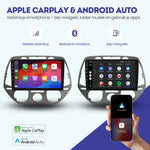 Hyundai i20 CarPlay autoradio | 2008 t/m 2014 | Denago DNG-A83 | 9 inch | Android 13 | Draadloos CarPlay & Android Auto