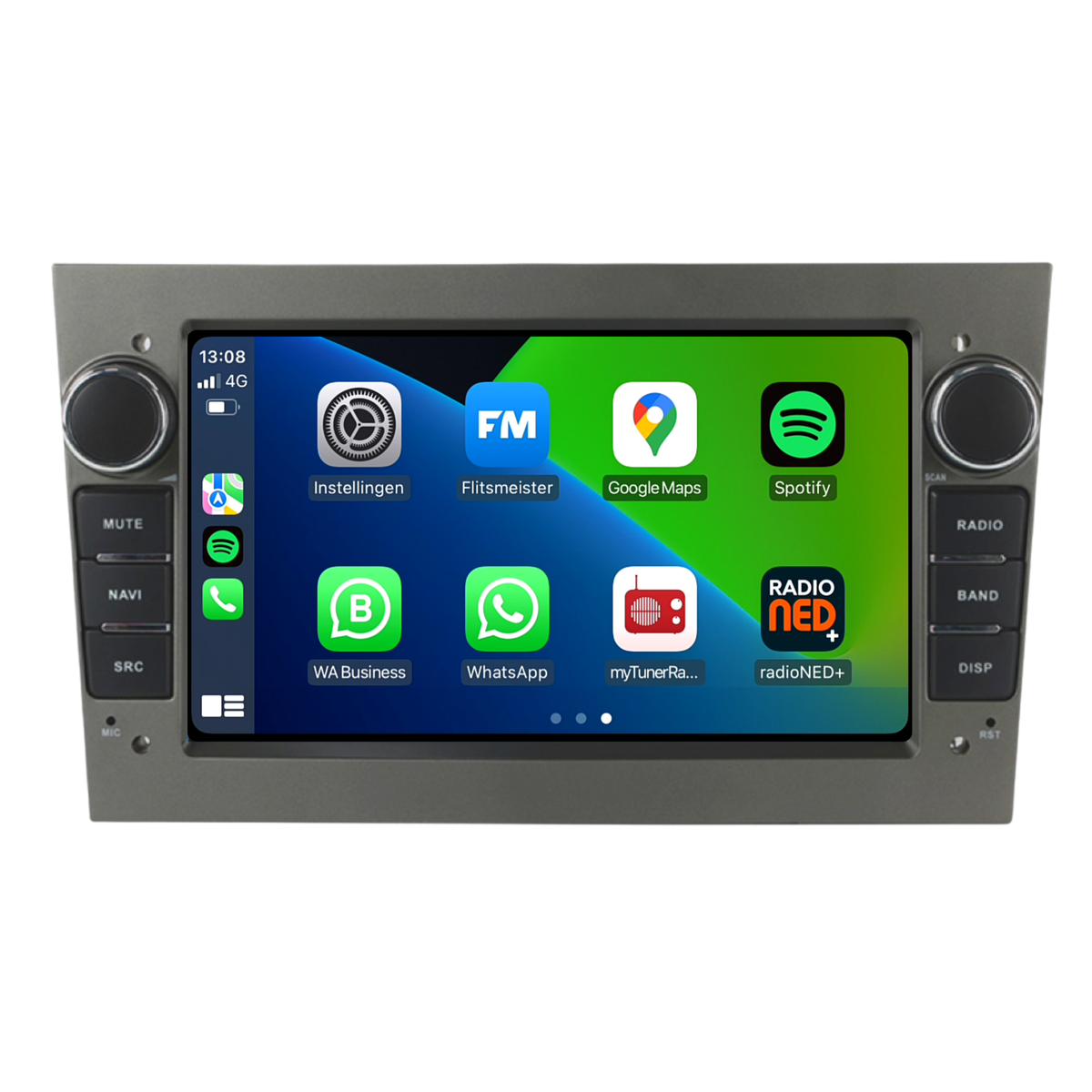 Radio samochodowe Opel CarPlay & Android Auto | 2000 do 2013 | Android 13 | Davilon | Opel szary
