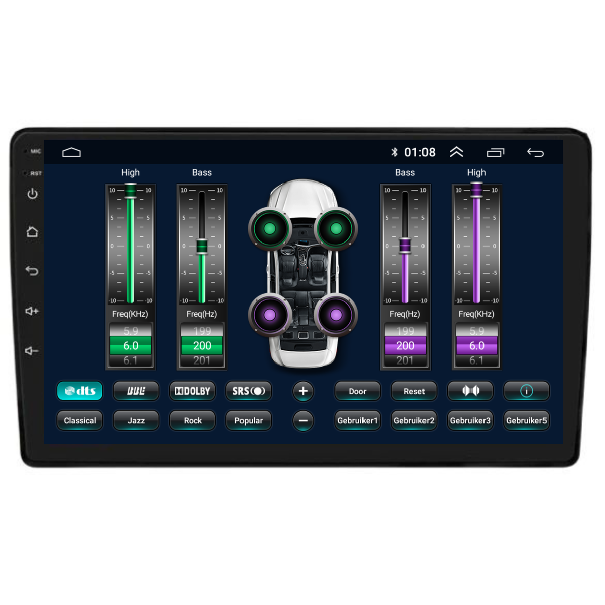 Audi A4  | Seat Exeo | Android 13 Autoradio |  2000 t/m 2013 | Android Auto & Carplay-9