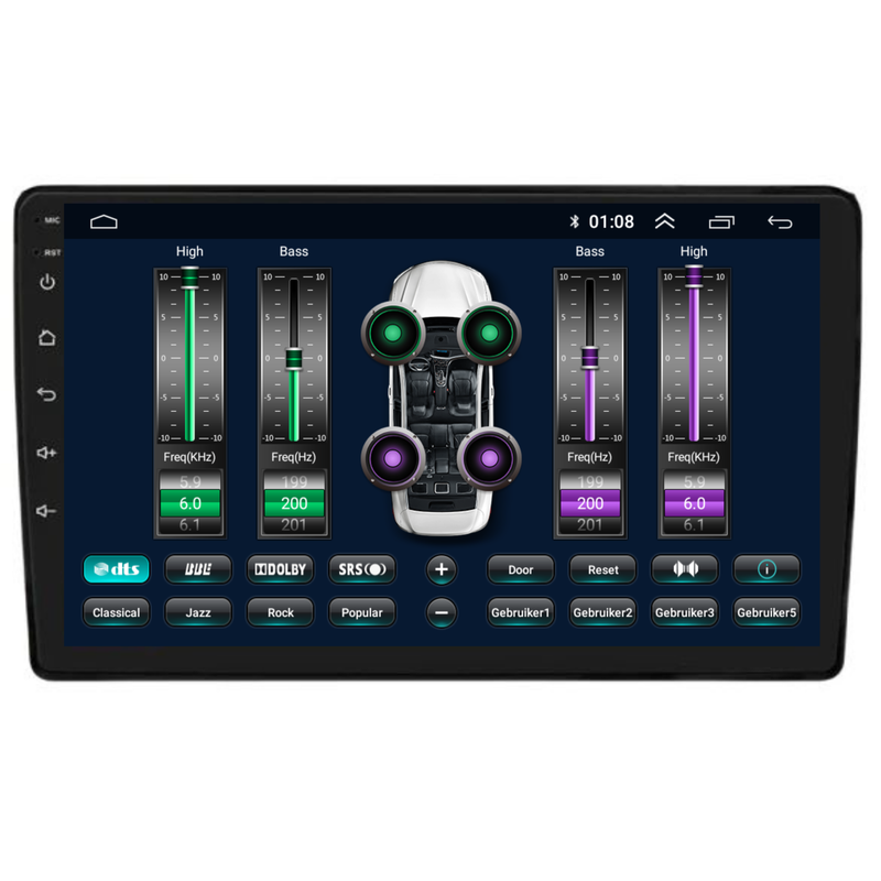 Audi A4  | Seat Exeo | Android 13 Autoradio |  2000 t/m 2013 | Android Auto & Carplay-9