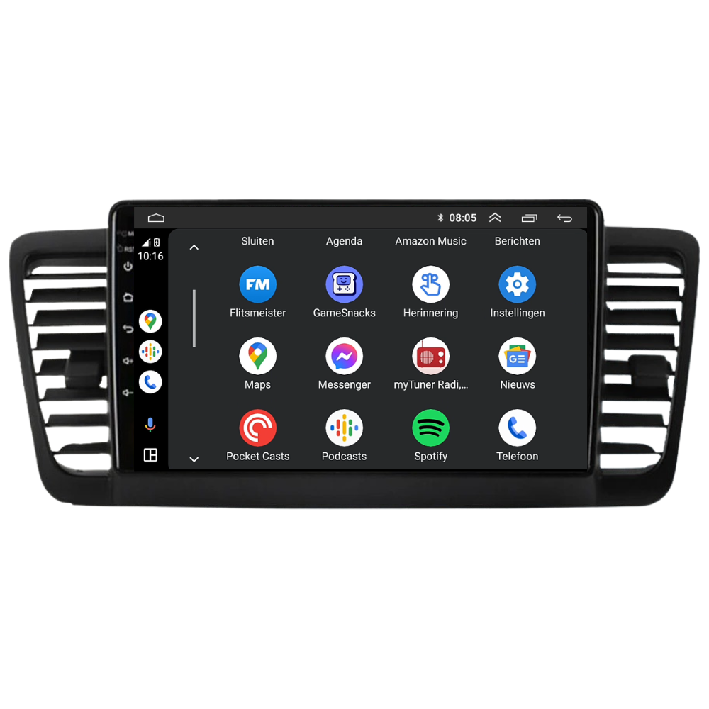 Subaru Outback | Android 13 | Autoradio | 2008 t/m 2014 | CarPlay & Android Auto-7