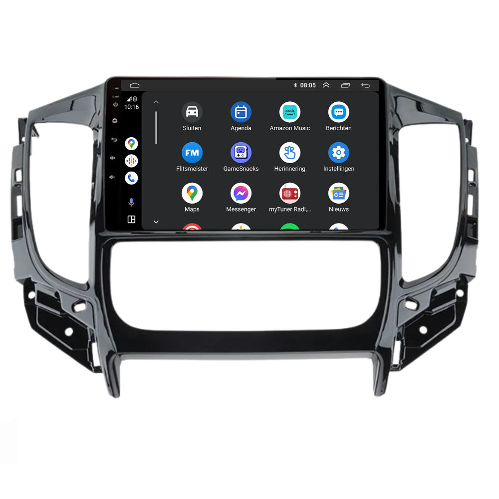 Mitsubishi Triton | Android 13 | Autoradio | 2015 t/m 2022 | Carplay & Android Auto-9
