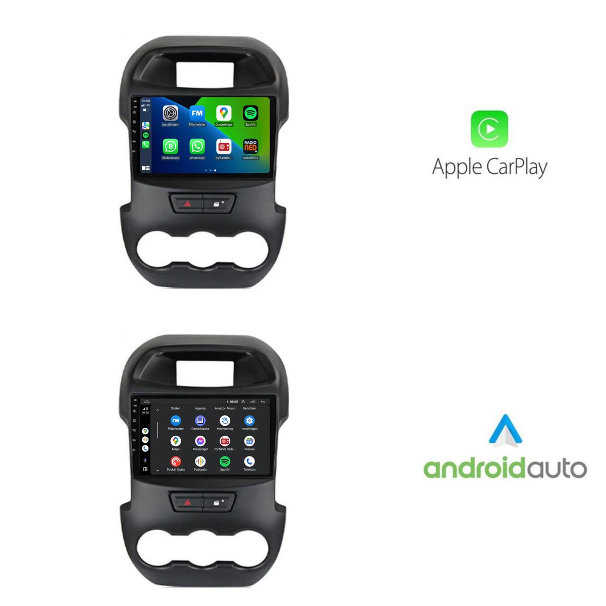 Ford Ranger | Android 13 | Autoradio | 2012  t/m 2015 | Carplay & Android Auto-3