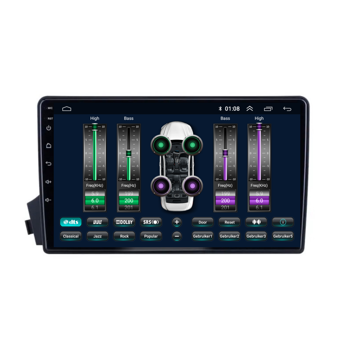 Ssangyong Actyon | Android 13 | Autoradio | 2005 t/m 2011 | Carplay & Android Auto-10