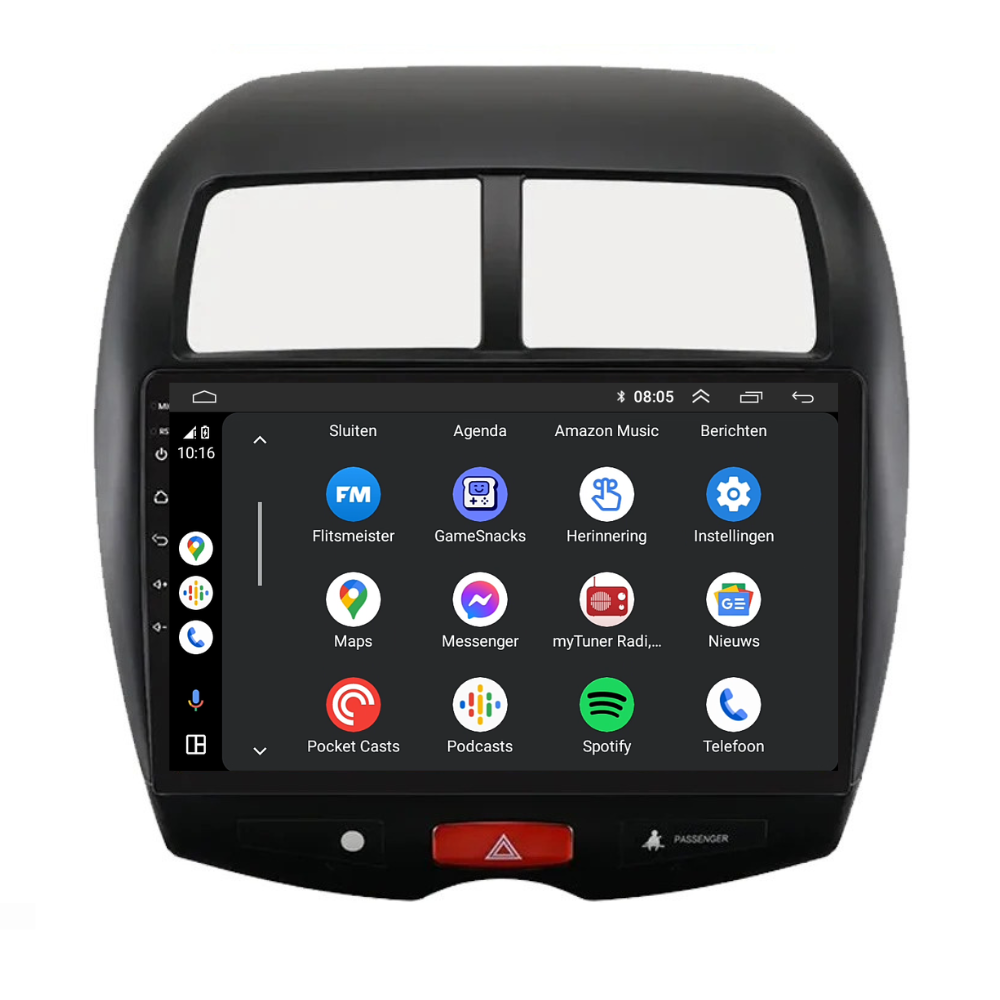 Citroën C4 Aircross CarPlay & Android Auto autoradio | 2012 t/m 2014 | Android 15 | Davilon-9
