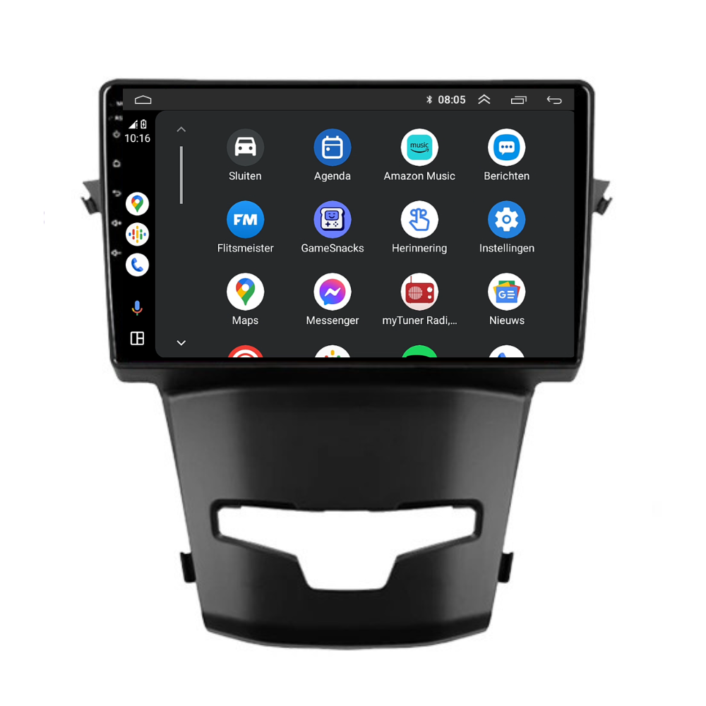 Ssangyong Korando | Android 13 | Autoradio | 2014 t/m 2018 | Carplay & Android Auto-9