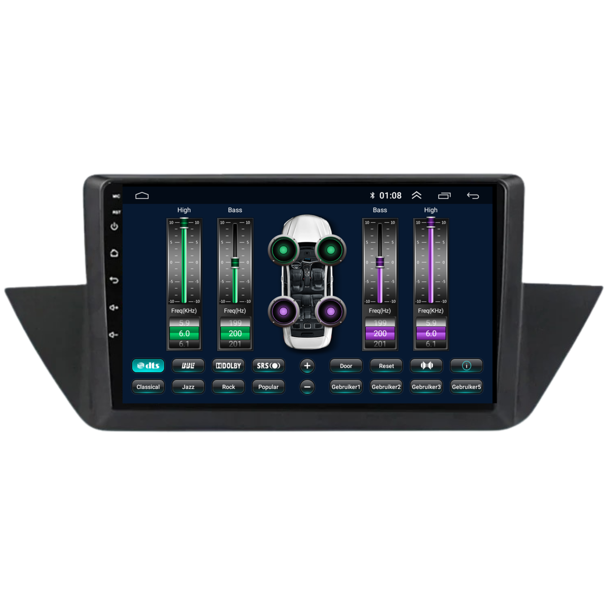 BMW X1 CarPlay & Android Auto autoradio | 2010 t/m 2015 | Android 15 | Davilon-11