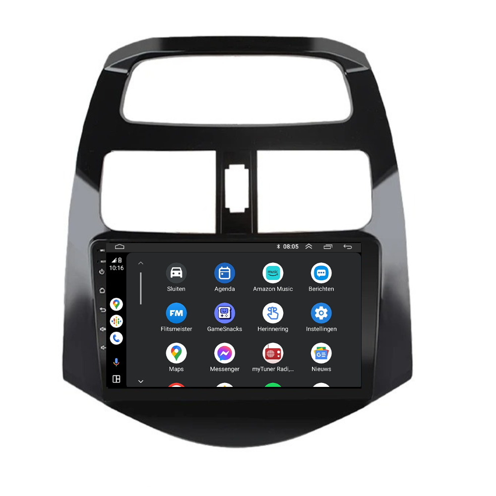 Chevrolet Spark | Android 13 | Autoradio | 2009 t/m 2015 | CarPlay & Android Auto-5