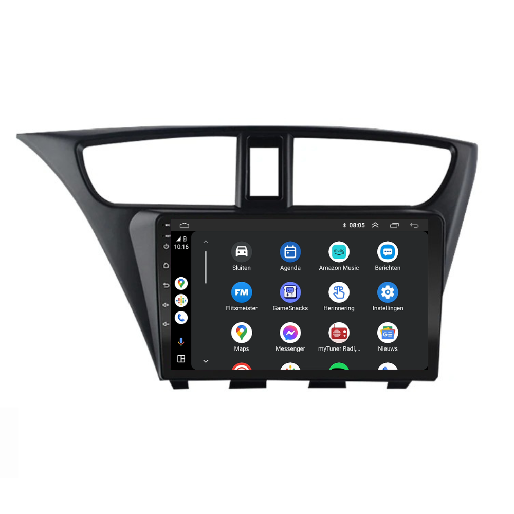 Honda Civic | Android 13 | Autoradio | 2012 t/m 2016 | Carplay & Android Auto-9