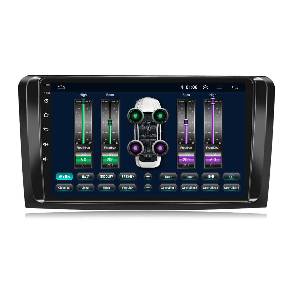 Mercedes ML | GL | Android 13 | Autoradio | 2005 t/m 2012 |  Carplay & Android Auto-9
