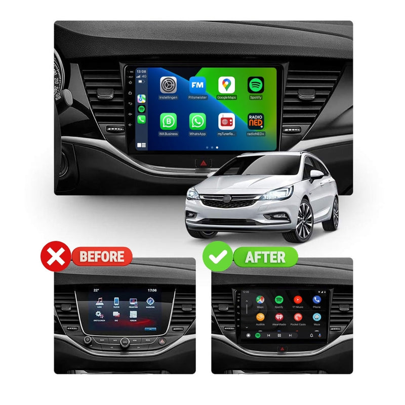 Opel Astra K | Android 13 | Autoradio | 2015 t/m 2021 | CarPlay & Android Auto-5