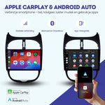 Peugeot 206 CarPlay autoradio | 1998 t/m 2009 | Denago DNG-A07 | 9 inch | Android 13 | Draadloos CarPlay & Android Auto