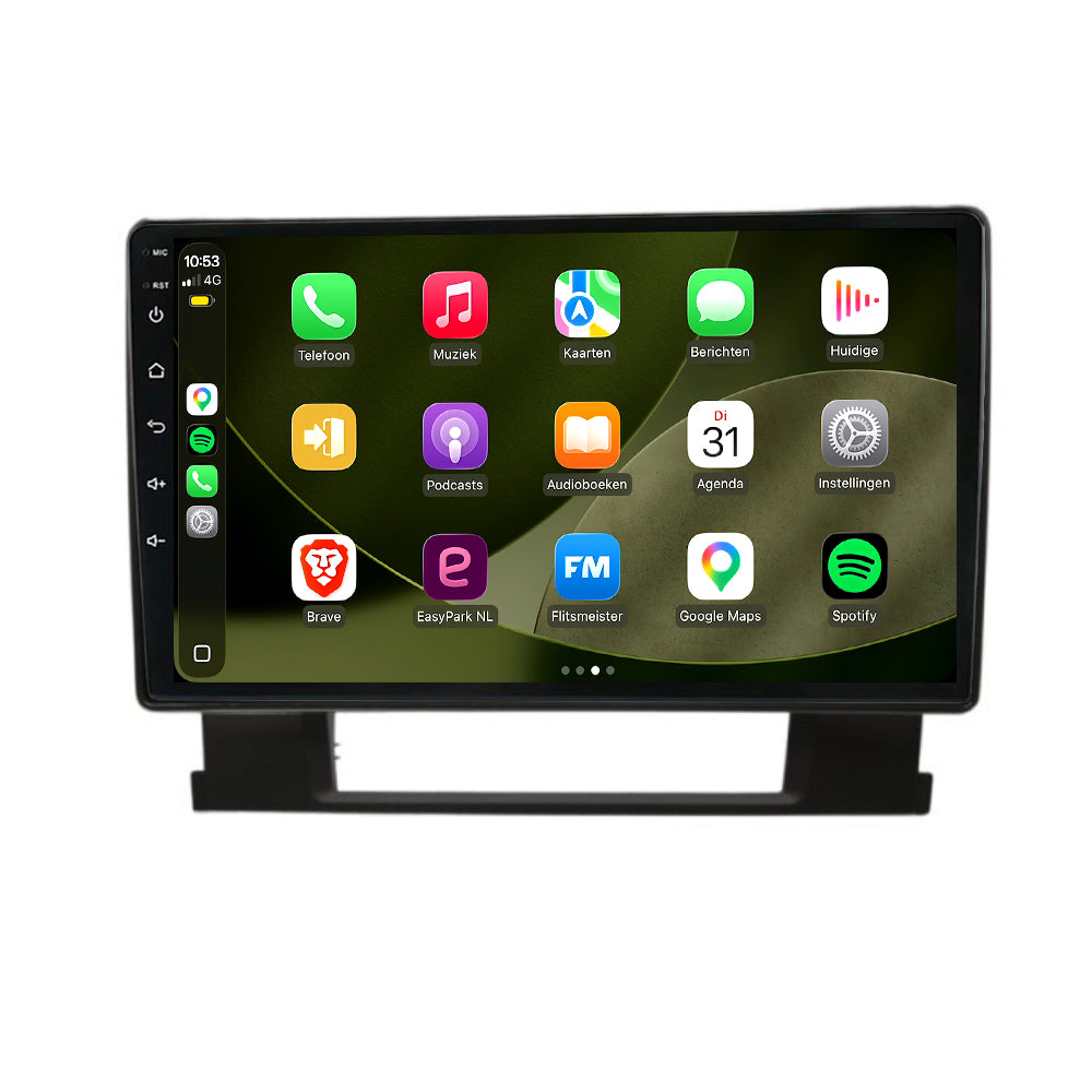 Opel Astra J CarPlay & Android Auto Autoradio | 2009 bis 2016 | Android 13 | Davilon | Schwarz