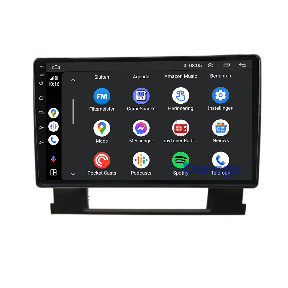 Opel Astra J CarPlay autoradio | 2009 t/m 2016 | Denago DNG-A407 | 9 inch | Android 13 | Draadloos CarPlay & Android Auto