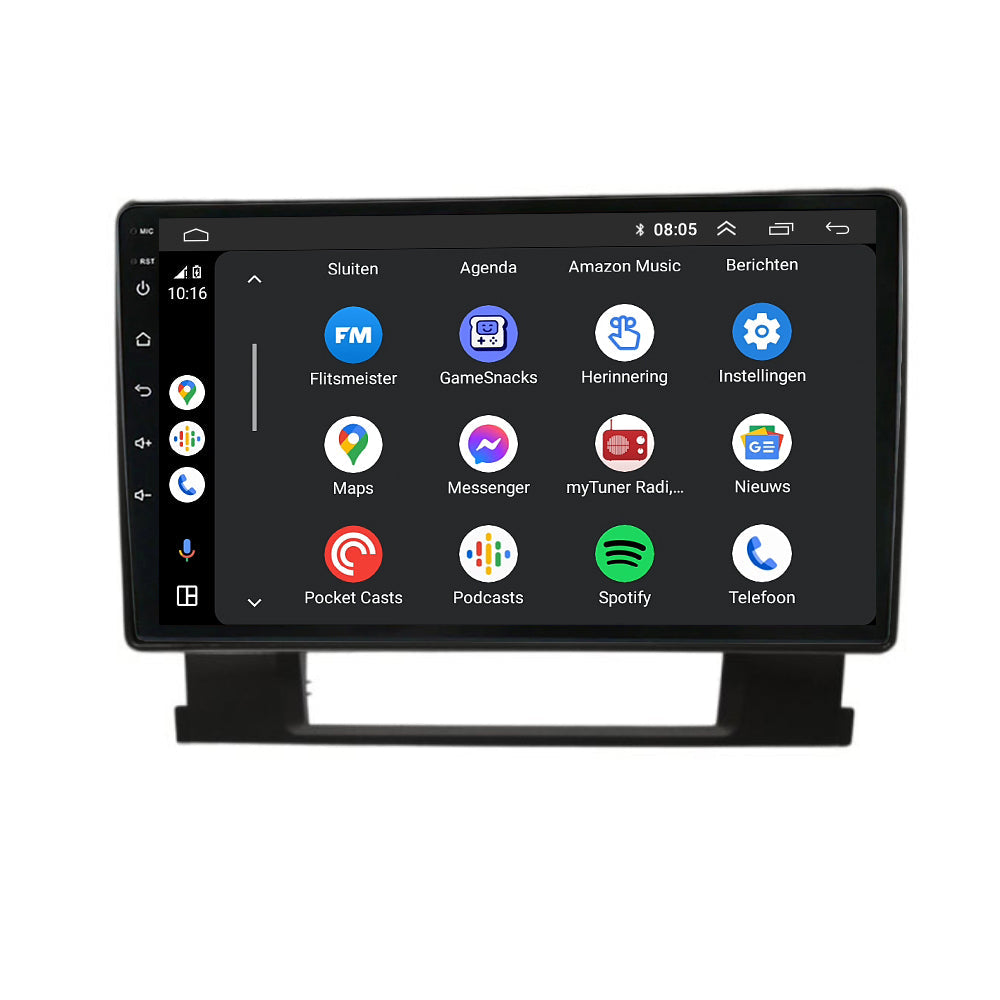 Opel Astra J CarPlay & Android Auto autoradio | 2009 t/m 2016 | Android 15 | Davilon | Zwart-3
