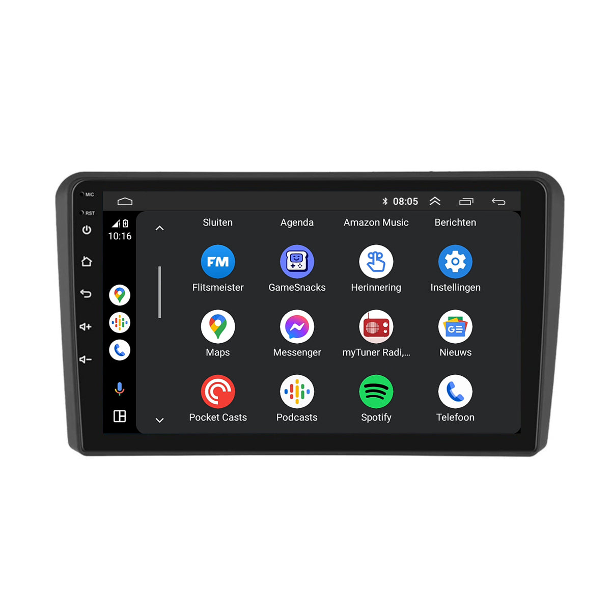 Audi A3  | S3 | RS3 | Android 13 | 2004 t/m 2013 | CarPlay & Android Auto-3