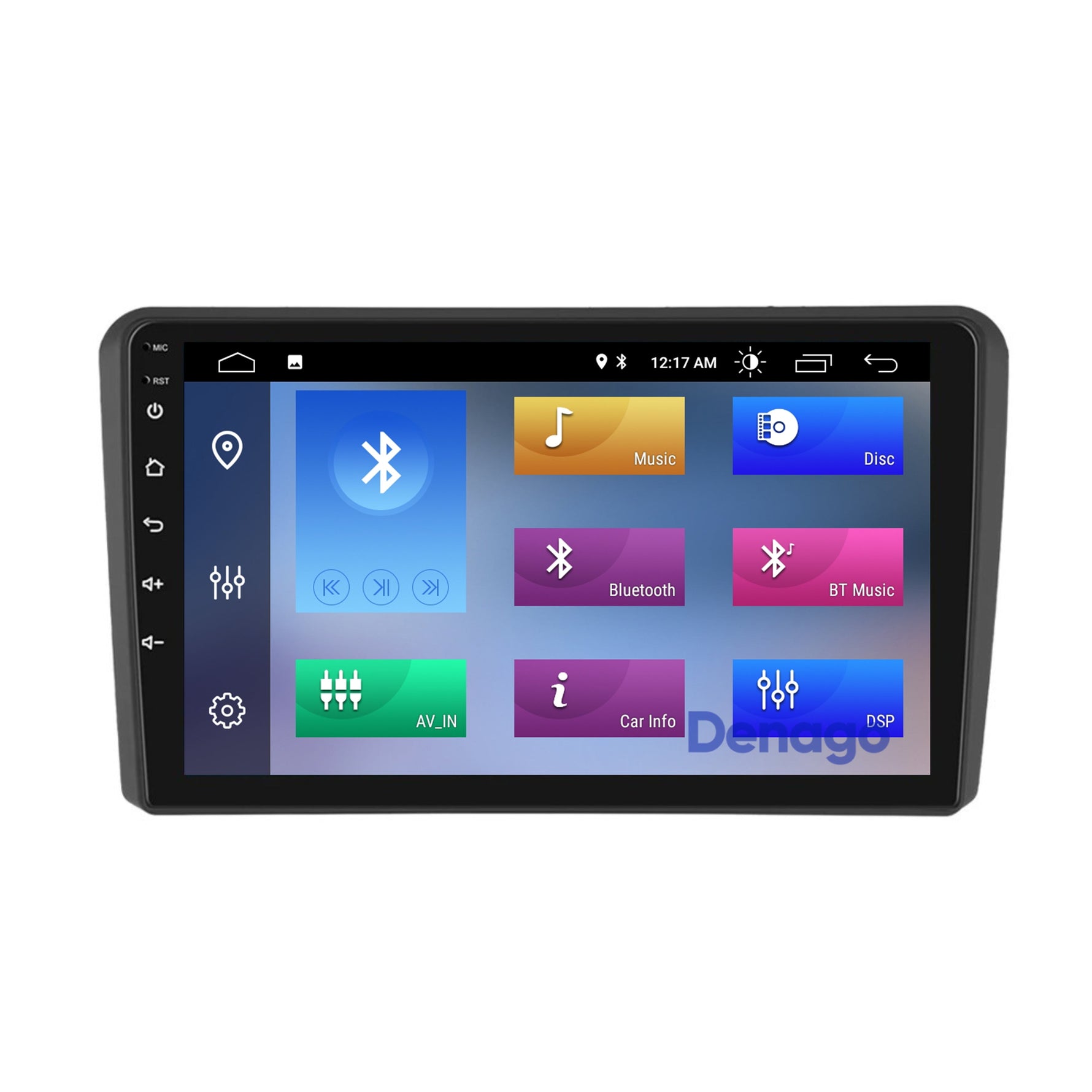 Audi A3 CarPlay autoradio | 2004 t/m 2013 | Denago DNG-A25 | 9 inch | Android 13 | Draadloos CarPlay & Android Auto