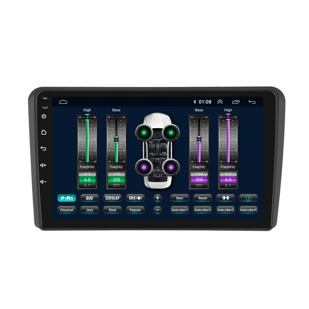 Audi A3  | S3 | RS3 | Android 13 | 2004 t/m 2013 | CarPlay & Android Auto-7