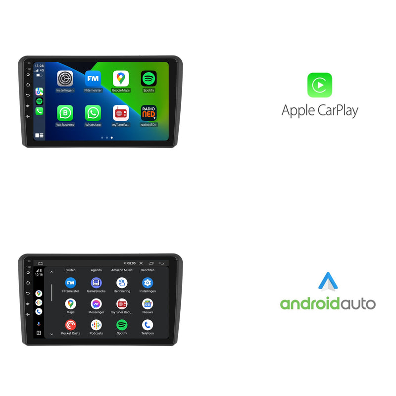 Audi A3  | S3 | RS3 | Android 13 | 2004 t/m 2013 | CarPlay & Android Auto-2