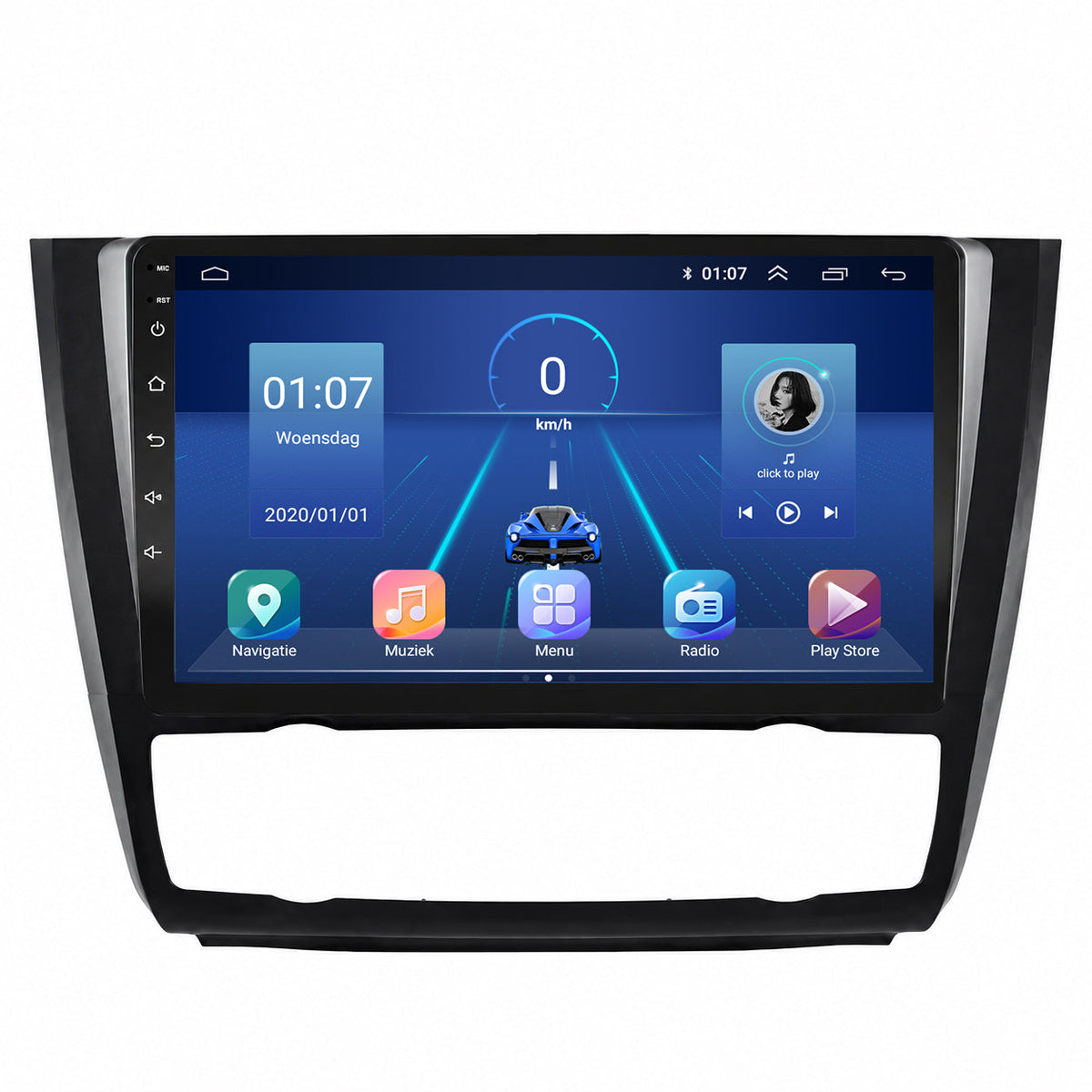 Autorradio CarPlay y Android Auto para BMW Serie 1 E81 E82 E87 E88 | 2004 a 2012 | Android 13 | Davilon-6
