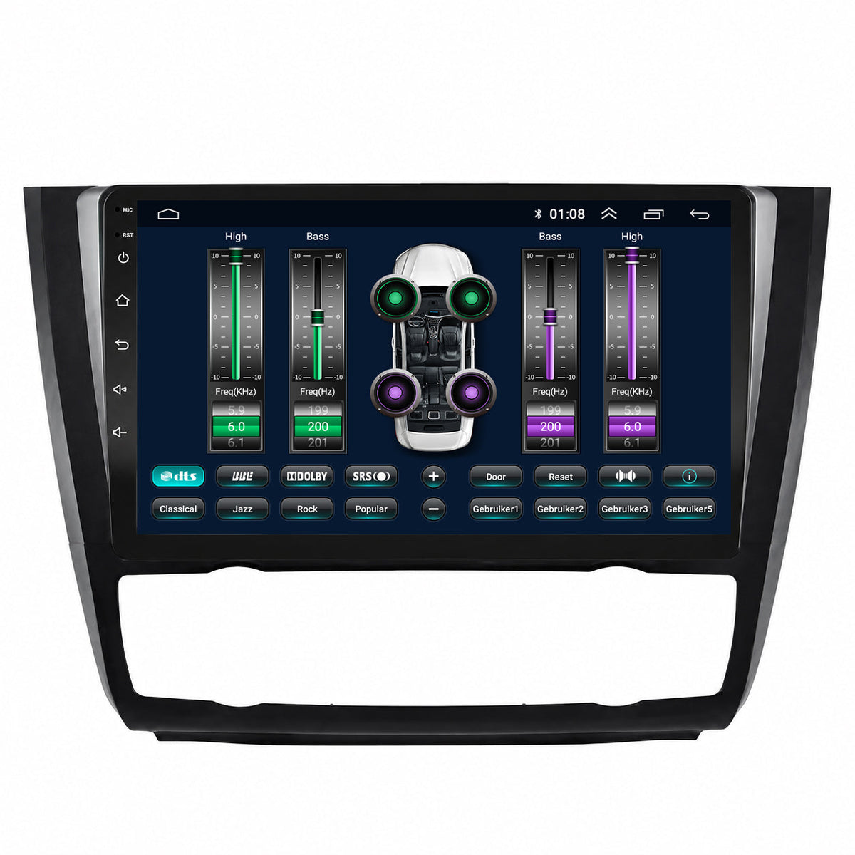 Autorradio CarPlay y Android Auto para BMW Serie 1 E81 E82 E87 E88 | 2004 a 2012 | Android 13 | Davilon-7