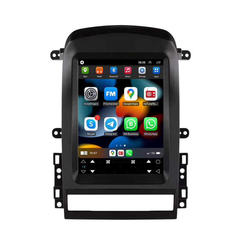 Chevrolet Captiva CarPlay & Android Auto autoradio | 2006 t/m 2012 | Android 15 | Davilon | Groot scherm-1