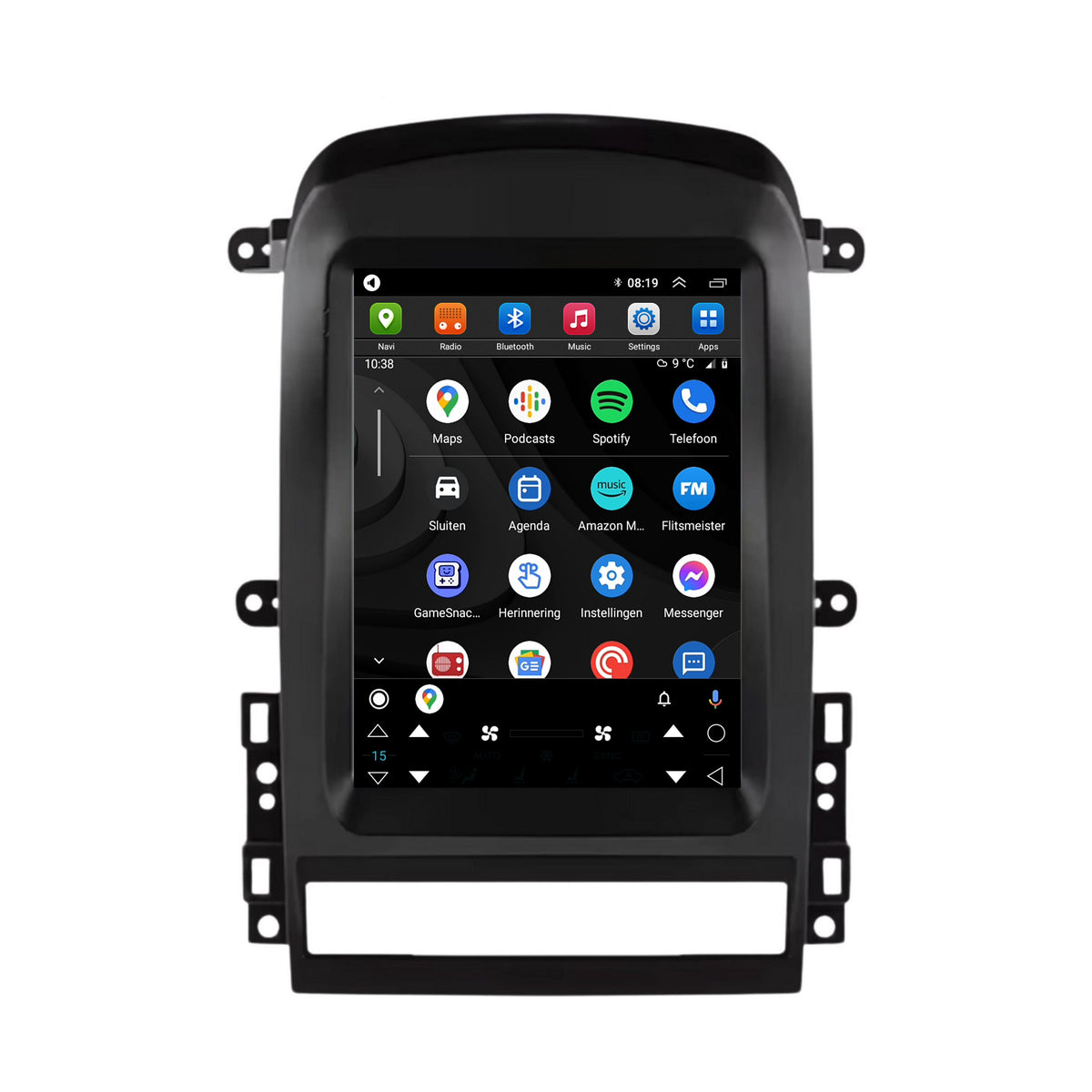 Chevrolet Captiva CarPlay & Android Auto autoradio | 2006 t/m 2012 | Android 15 | Davilon | Groot scherm-3