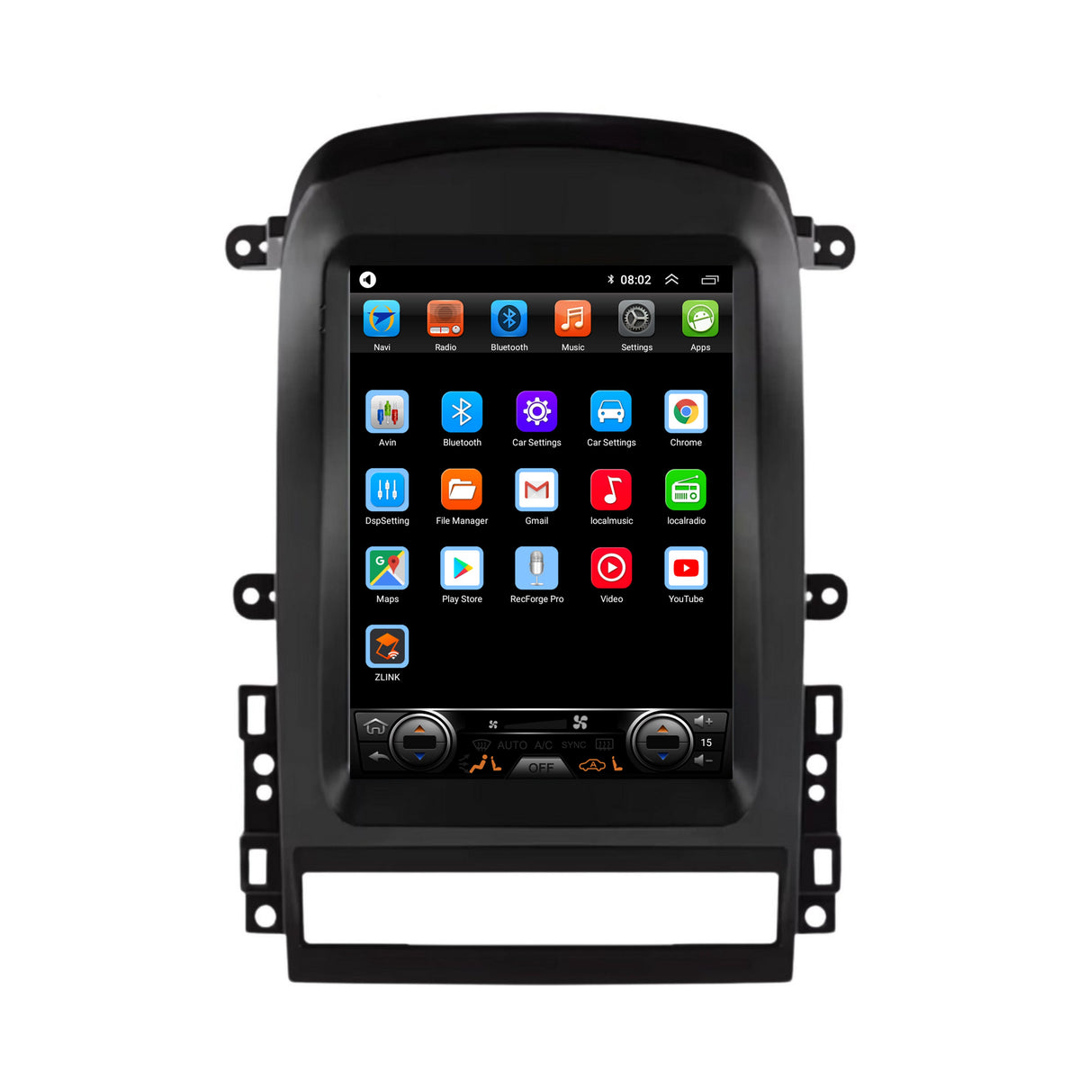 Chevrolet Captiva CarPlay & Android Auto autoradio | 2006 t/m 2012 | Android 15 | Davilon | Groot scherm-6