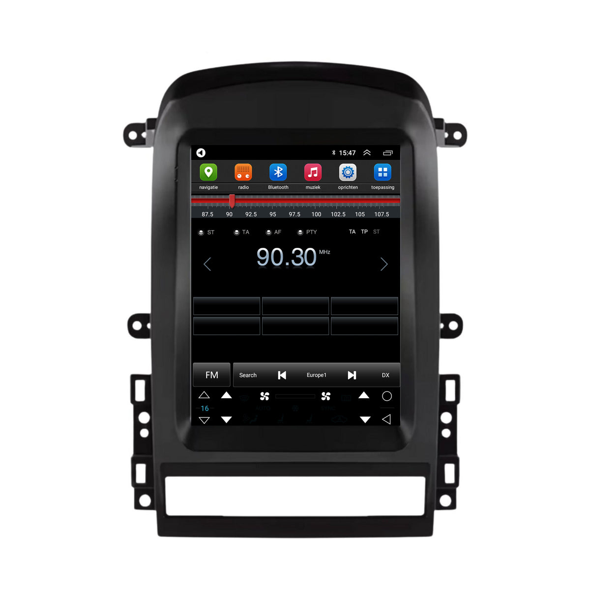 Chevrolet Captiva CarPlay & Android Auto autoradio | 2006 t/m 2012 | Android 15 | Davilon | Groot scherm-7