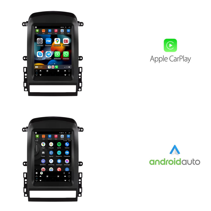 Chevrolet Captiva CarPlay & Android Auto autoradio | 2006 t/m 2012 | Android 15 | Davilon | Groot scherm-2