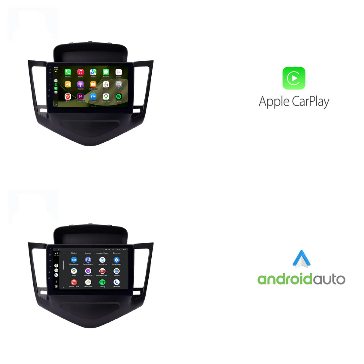 Autoradio CarPlay & Android Auto per Chevrolet Cruze | dal 2008 al 2012 | Android 13 | Davilon