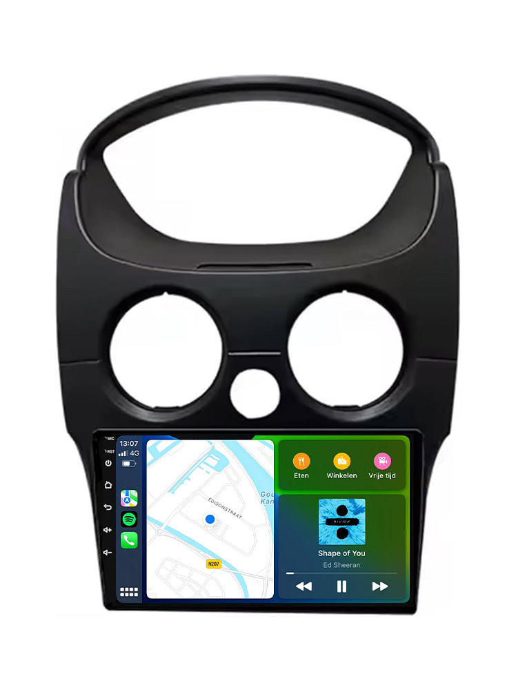 Autoradio con CarPlay y Android Auto para Chevrolet Matiz | 2005 a 2011 | Android 13 | Davilon-4