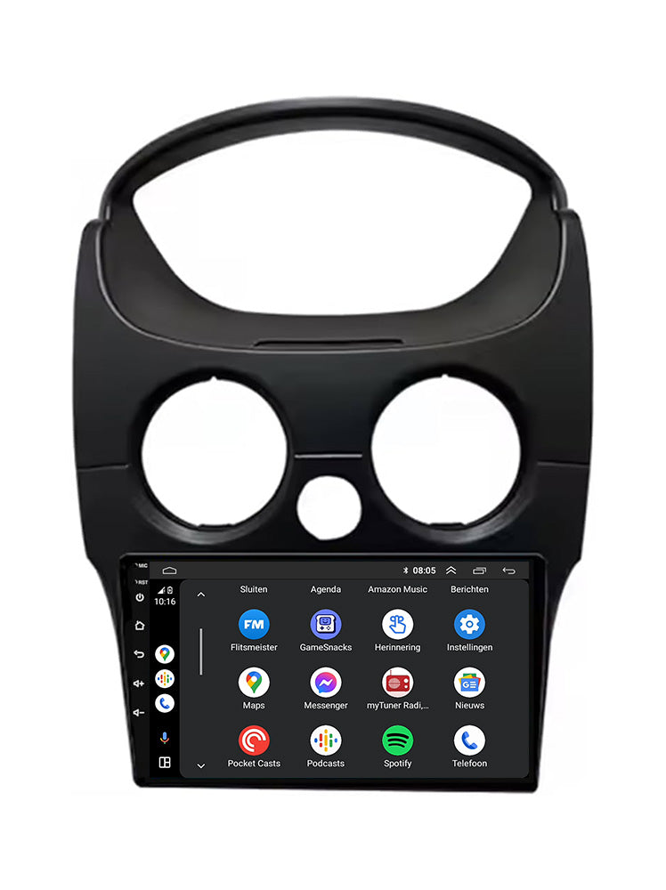 Autoradio con CarPlay y Android Auto para Chevrolet Matiz | 2005 a 2011 | Android 13 | Davilon-3