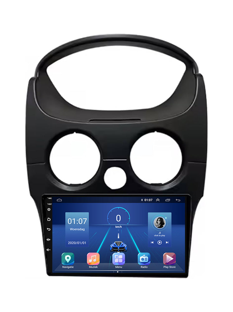 Autoradio con CarPlay y Android Auto para Chevrolet Matiz | 2005 a 2011 | Android 13 | Davilon-6