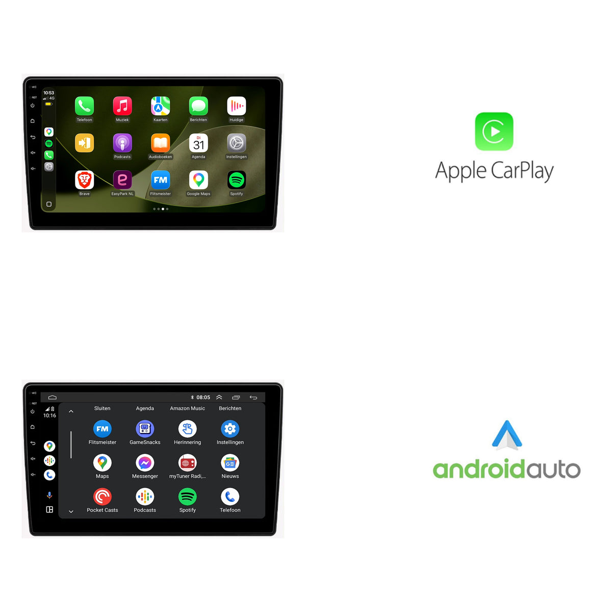 Citroën C5 CarPlay & Android Auto autoradio | 2008 t/m 2017 | Android 15 | Davilon-2