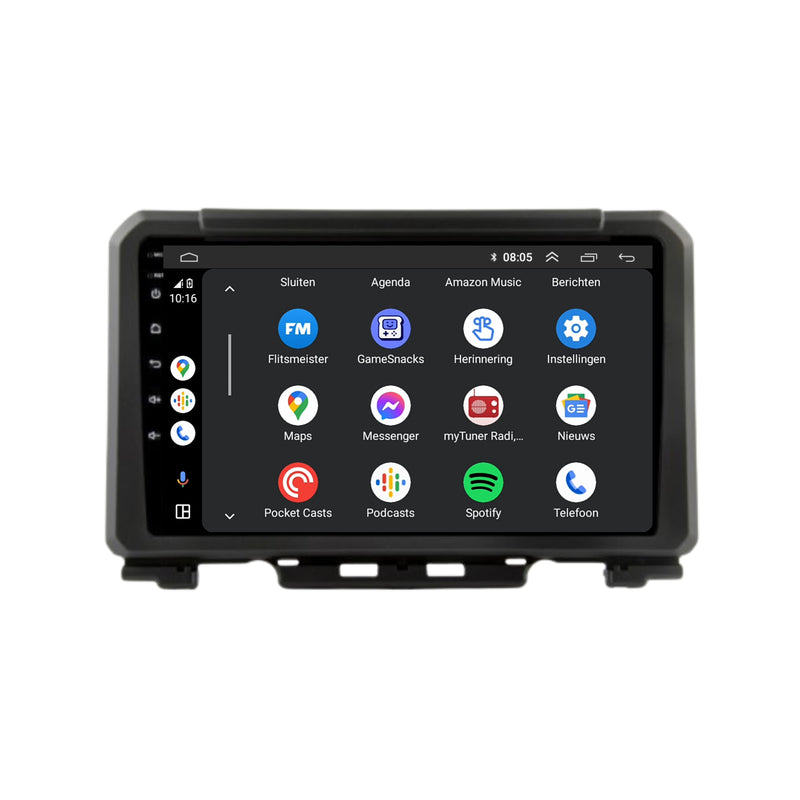 Suzuki Jimny | Android 13 | Autoradio | 2019 t/m 2024 | CarPlay & Android Auto-2