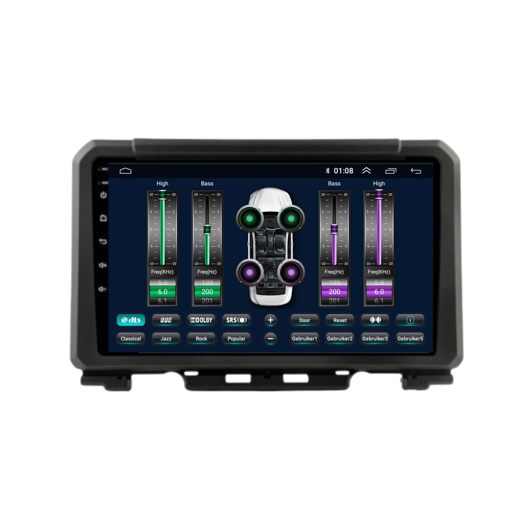 Suzuki Jimny | Android 13 | Autoradio | 2019 t/m 2024 | CarPlay & Android Auto