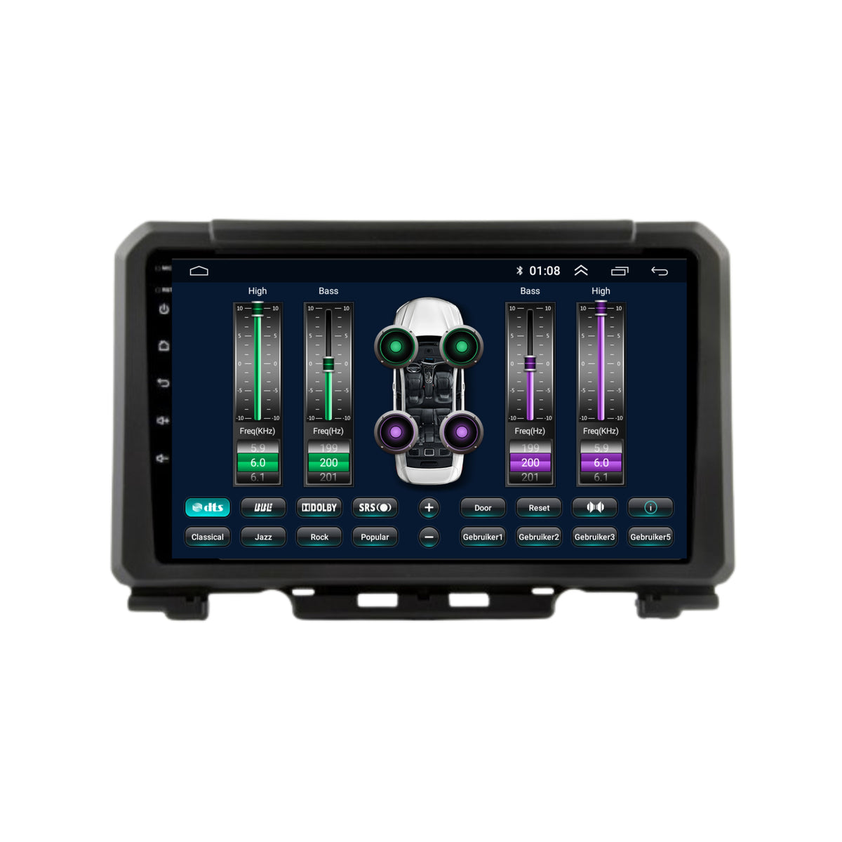 Suzuki Jimny | Android 13 | Autoradio | 2019 t/m 2024 | CarPlay & Android Auto-8