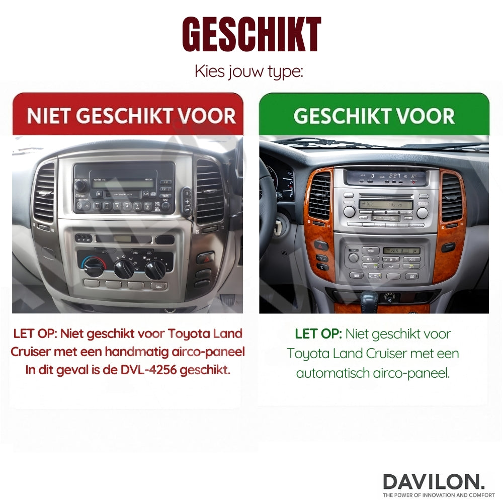 Toyota Land Cruiser LC100 | Android 13 | Autoradio | 2005 t/m 2007 | CarPlay & Android Auto-3