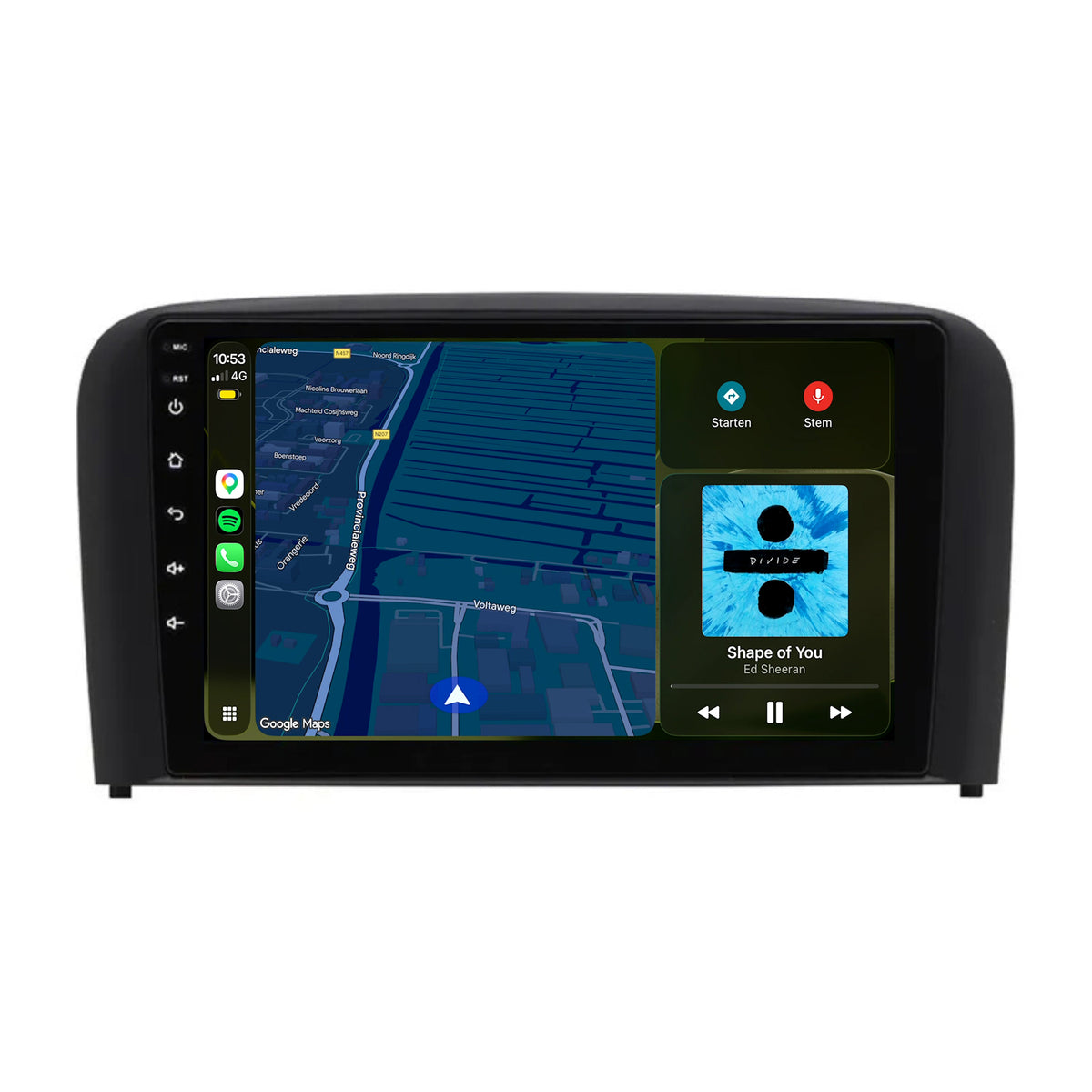 Radio samochodowe z CarPlay i Android Auto do Volvo S80 | 1998–2005 | Android 13 | Davilon-5