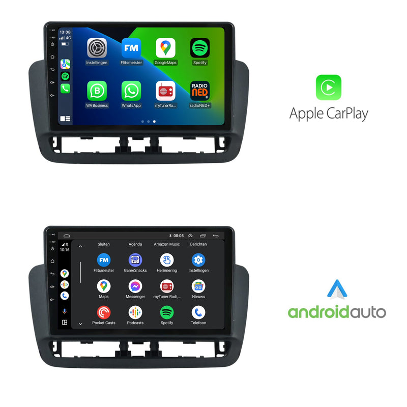 Seat Ibiza CarPlay & Android Auto autoradio | 2008 t/m 2014 | Android 13 | Davilon | Met knoppen-6