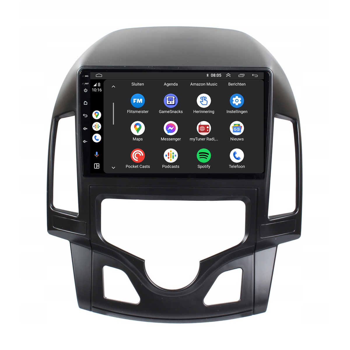 Hyundai i30 | Android 13 | Autoradio | 2007 t/m 2012 | Carplay & Android Auto | Automatische Airco-3