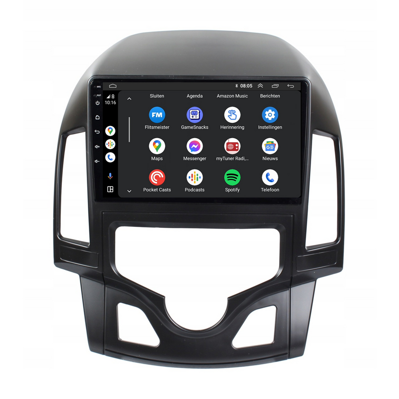 Hyundai i30 | Android 13 | Autoradio | 2007 t/m 2012 | Carplay & Android Auto | Automatische Airco-3
