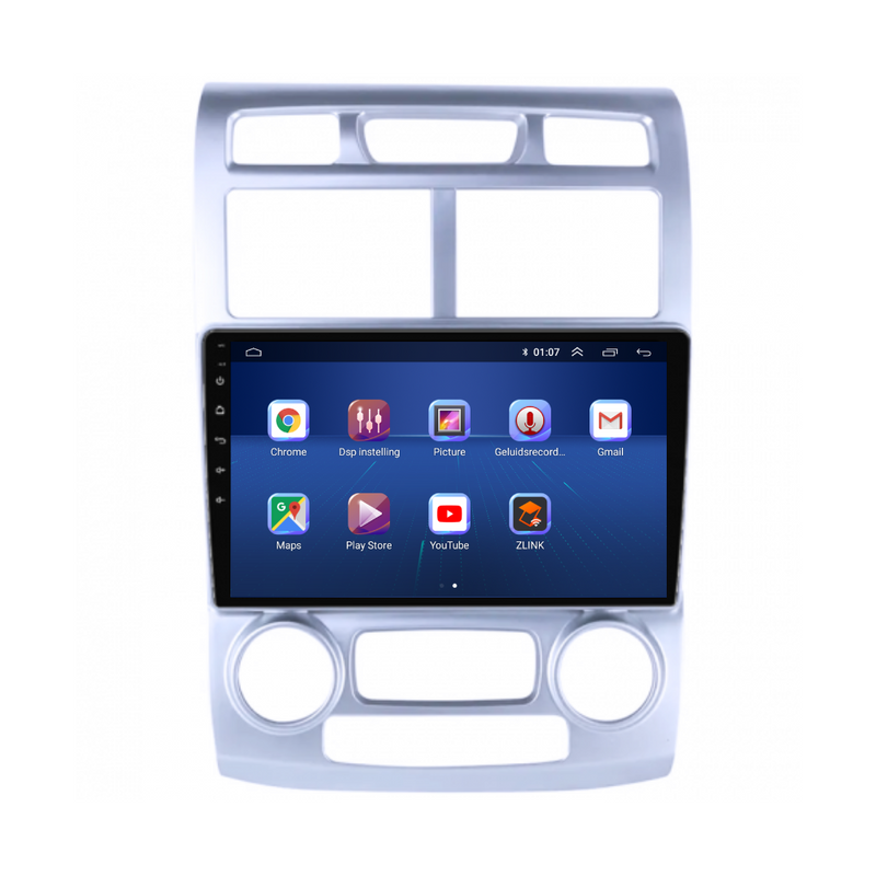Kia Sportage CarPlay Autoradio | 2004 t/m 2010 | Zilver-7