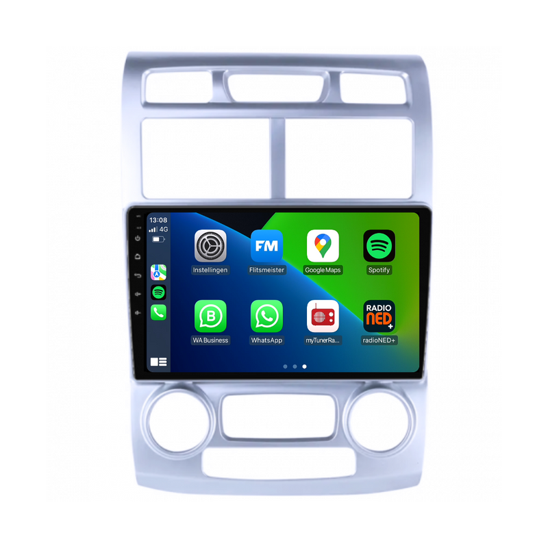 Kia Sportage CarPlay Autoradio | 2004 t/m 2010 | Zilver-1