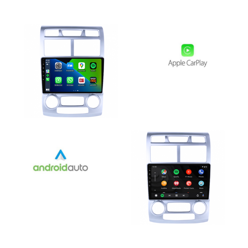 Kia Sportage CarPlay Autoradio | 2004 t/m 2010 | Zilver-2