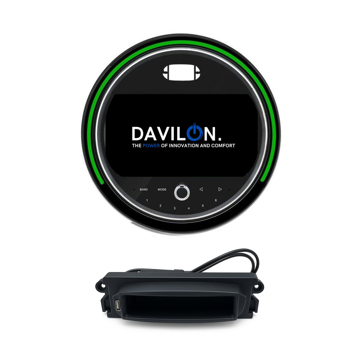 Mini Cooper F55/F56/Clubman CarPlay & Android Auto autoradio | 2014 t/m 2020 | Android 15 | Davilon-7