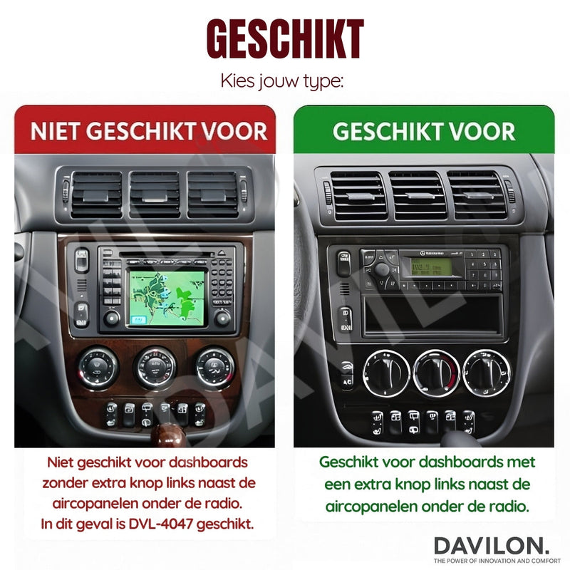 Mercedes ML | Android 13 | Autoradio | 1999 t/m 2004 | CarPlay & Android Auto | Extra Side Button-4