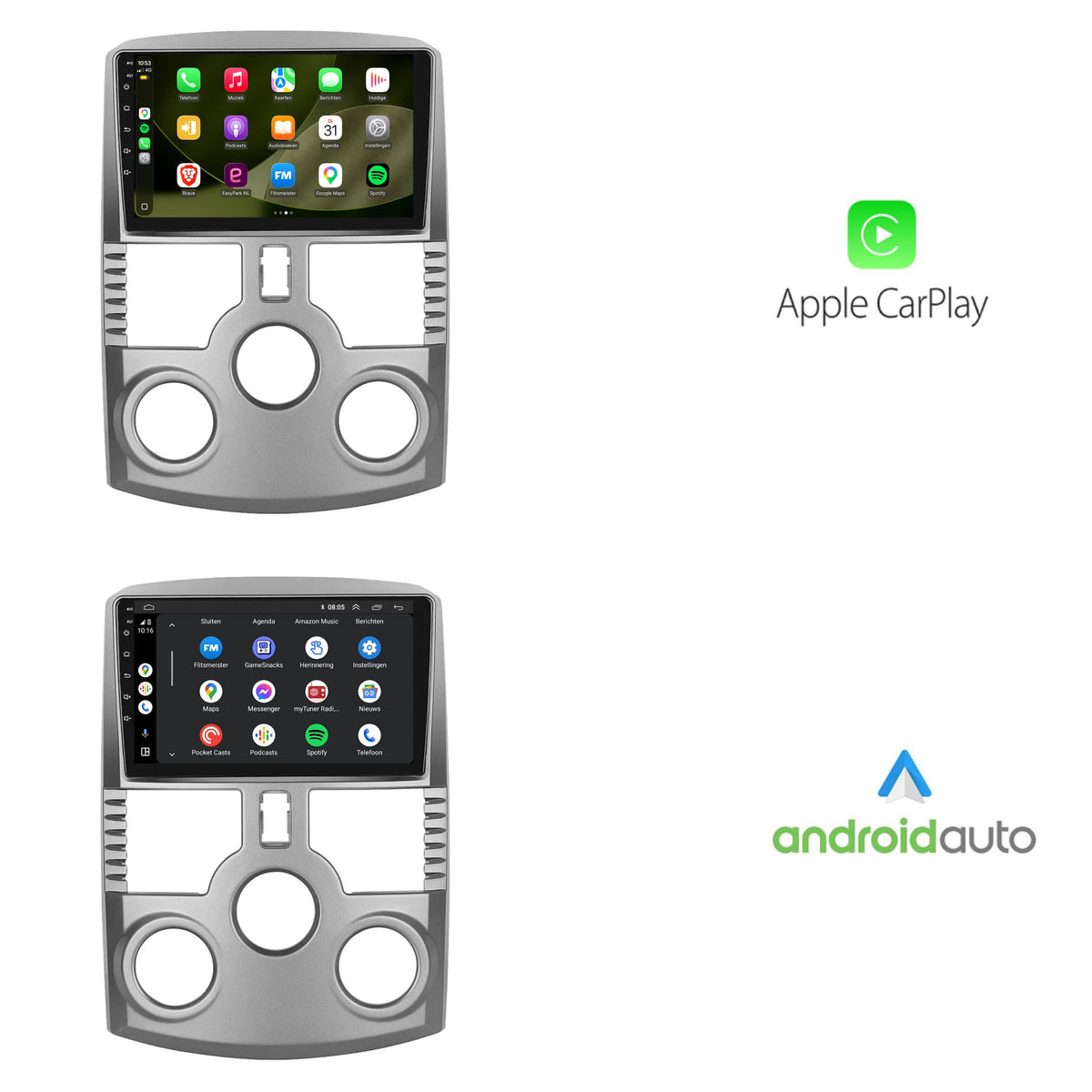 Daihatsu Terios | Android 13 | Autoradio | 2006 t/m 2016 | CarPlay & Android Auto-2